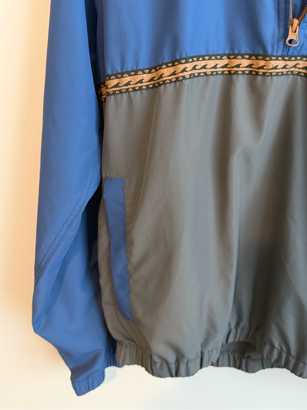 Billabong Rockies Anorak Jacket Small Colorblock Water Repellent Hooded Light - Picture 4 of 9